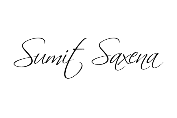 Sumit Saxena Signature
